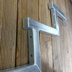 Vinuovo Pack 2 pièces - Limon acier galvanisé 5 marches - H 85cm - Option contremarches