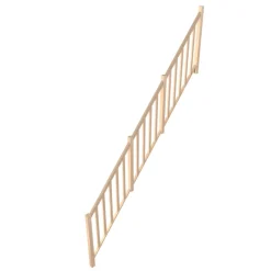 Pack balustrade verticale hêtre coloris naturel h.105,8 cm x l.346,8 cm-Fortia Sale