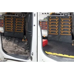 Pack de 10 Dalles PVC Clipsables Noires 50x50 cm Antidérapantes - Revêtement de Sol Garage, Atelier-Intec Outlet