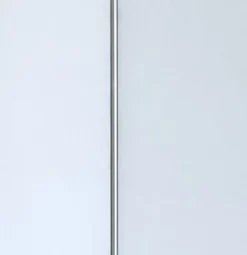 Galedo Pack de 2 panneaux muraux de salle de bains, blanc avec profilés chromés, l.120+90 x H.210 x P.0,3 cm, Alucolors