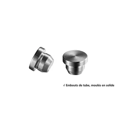 Pack garde-corps 1 m 5 barres inox 304 argent installation verticale intérieur extérieur by Aica-AICA Sanitaire