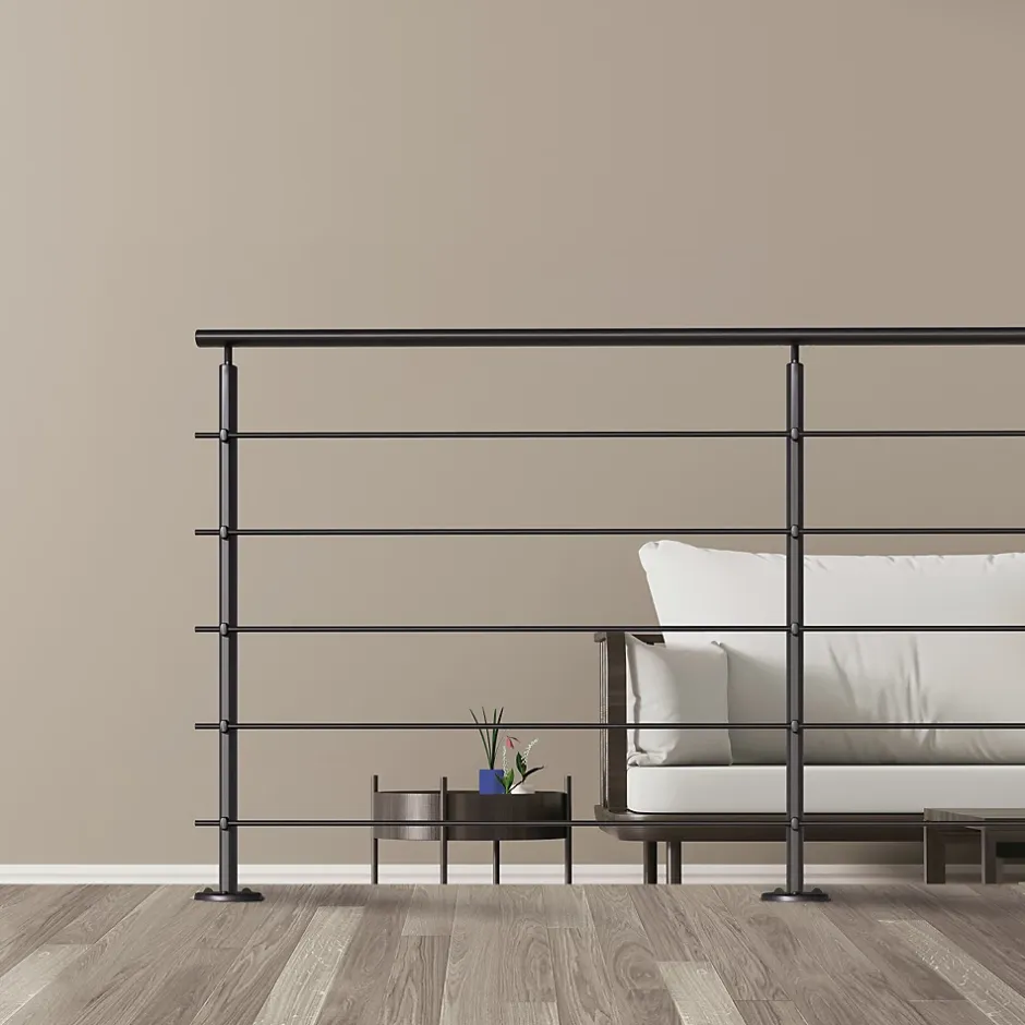 Pack garde-corps : prêt à poser à plat Prestio ral 9005-Kordo New