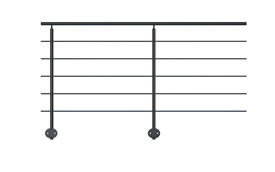 Pack garde-corps : prêt à poser latéral Prestio ral 7016-Kordo Outlet