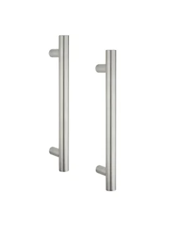 Paire de poignée pour porte battante, entr'axe 300mm, inox --Thirard Sale