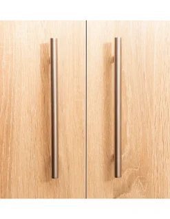 Paire de poignée pour porte battante, entr'axe 300mm, inox --Thirard Sale