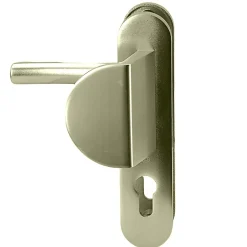 Paire poignées de porte aluminium blindée Bricard Osmose 190 mm béquille aileron trou cylindre-Autres Hot