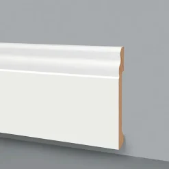 Eternal Parquet Palette 76ML de plinthes DUCALE en EqualWood HI-TEC POLYMERE 100x14x2000mm - BLANC