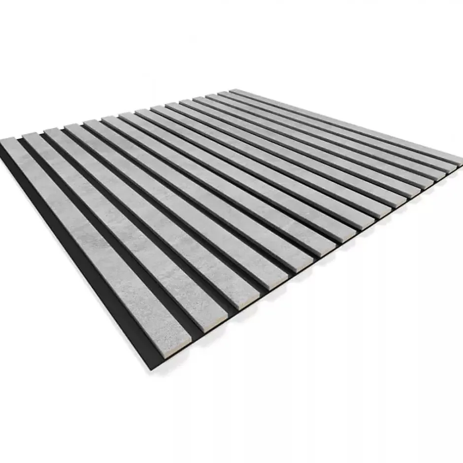 Panneau acoustique décoratif scandinave 60 x 60 cm - bois durable et plastique recyclé-Protocole Home Outlet