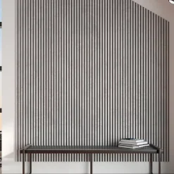 Panneau acoustique décoratif BELLA PRO MDF avec feutrine2780 mm lot de 2 atténue la réverbération.-Protocole Pro Sale