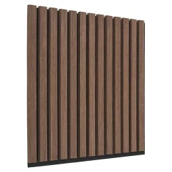 Panneau Acoustique en Noyer - Lot de 2 Panneaux 520x520x22 mm-House Nordic Discount