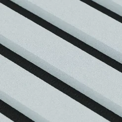 Ps Global Company Panneau Acoustique 21mm - Gris Cuir - Feutrine Noire - 240x60cm - Lot de 2