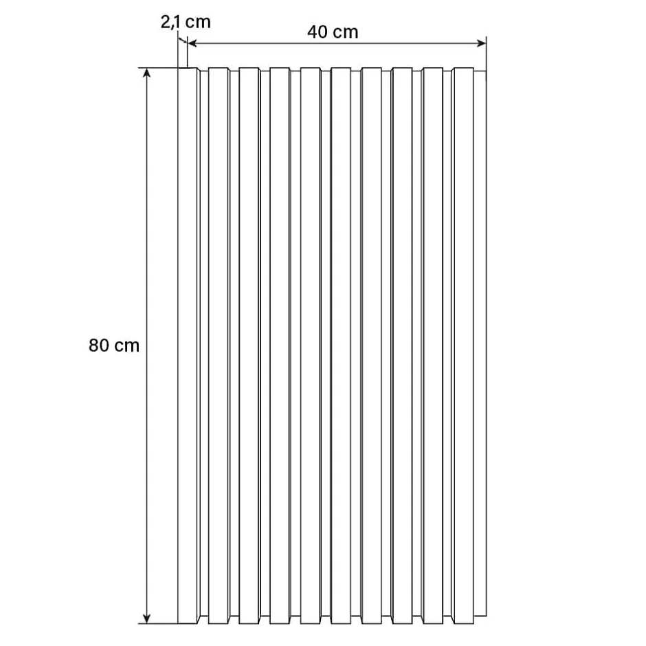Brand Home Deluxe Panneau acoustique SONIC Black Oak Quantité : 3
