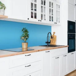 Tulup Panneau autocollant 100x50 cm Couleur bleue 1 pcs