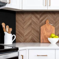 Panneau autocollant 100x50 cm planches de bois 1 pcs-Tulup Outlet