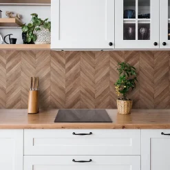 Panneau autocollant 100x50 cm planches de bois 1 pcs-Tulup Outlet