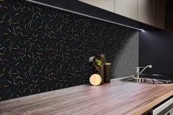 Panneau autocollant 100x50 cm Lignes colorées 1 pcs-Tulup New