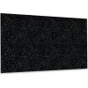 Tulup Panneau autocollant 100x50 cm Sol noir classique 1 pcs