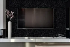 Tulup Panneau autocollant 100x50 cm Sol noir classique 1 pcs