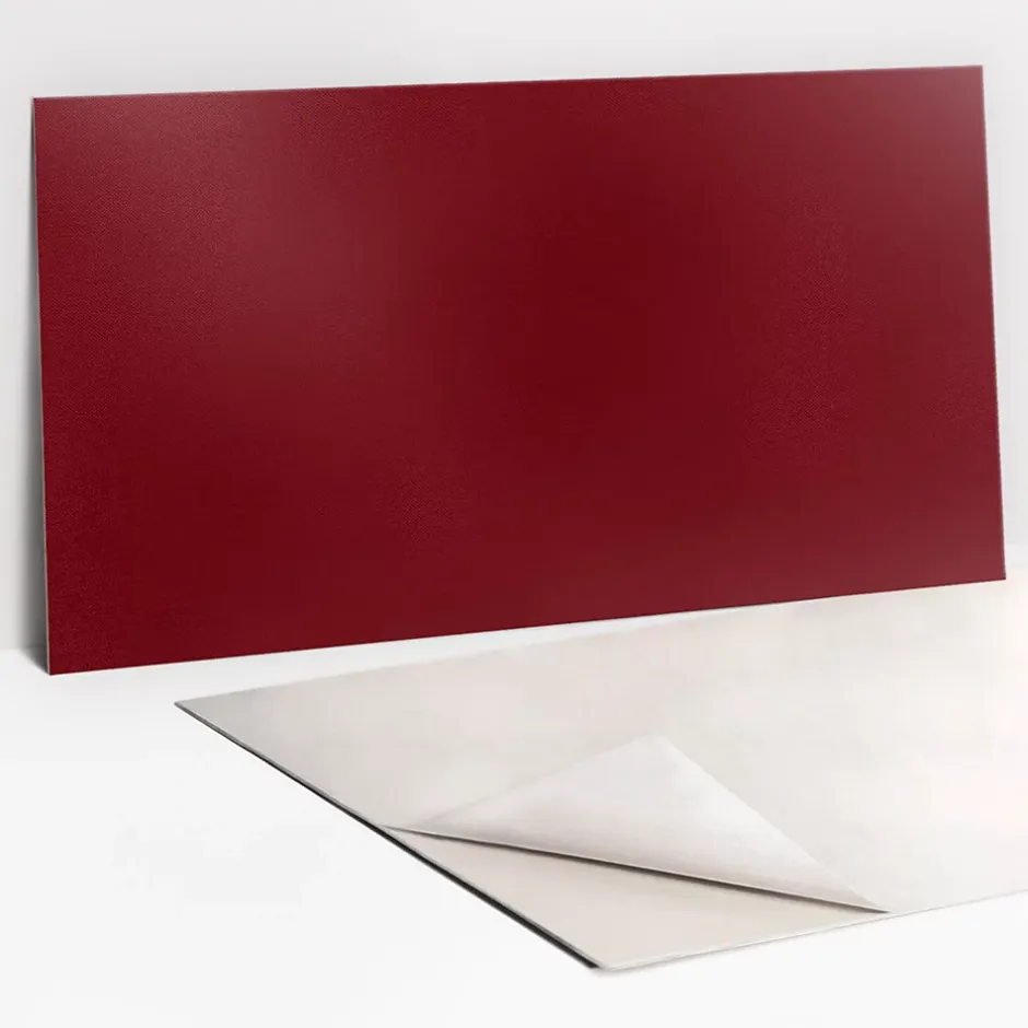 Panneau autocollant 100x50 cm Couleur bordeaux 1 pcs-Tulup Sale