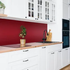 Panneau autocollant 100x50 cm Couleur bordeaux 1 pcs-Tulup Sale