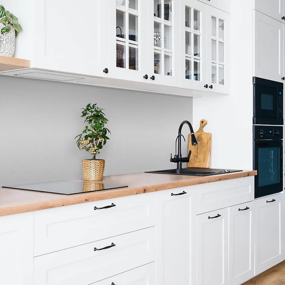 Panneau autocollant 100x50 cm Couleur gris 1 pcs-Tulup