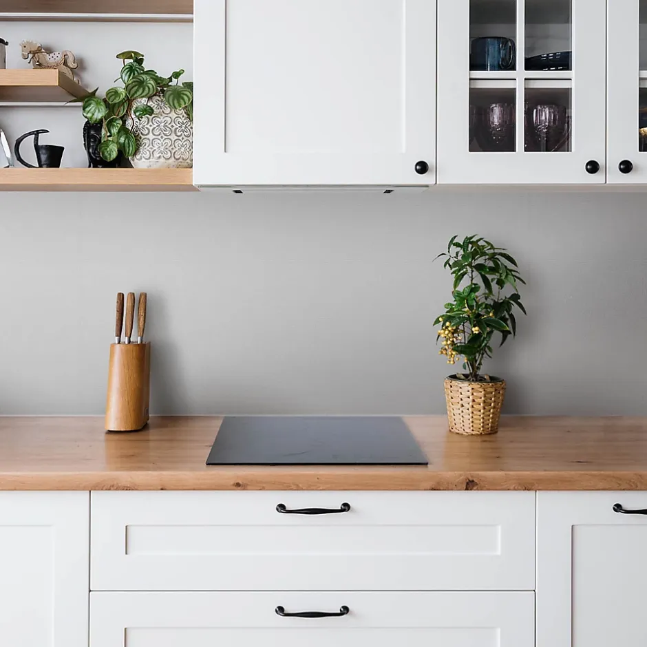 Panneau autocollant 100x50 cm Couleur gris 1 pcs-Tulup