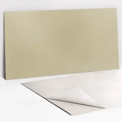 Tulup Panneau autocollant 100x50 cm Couleur beige 1 pcs