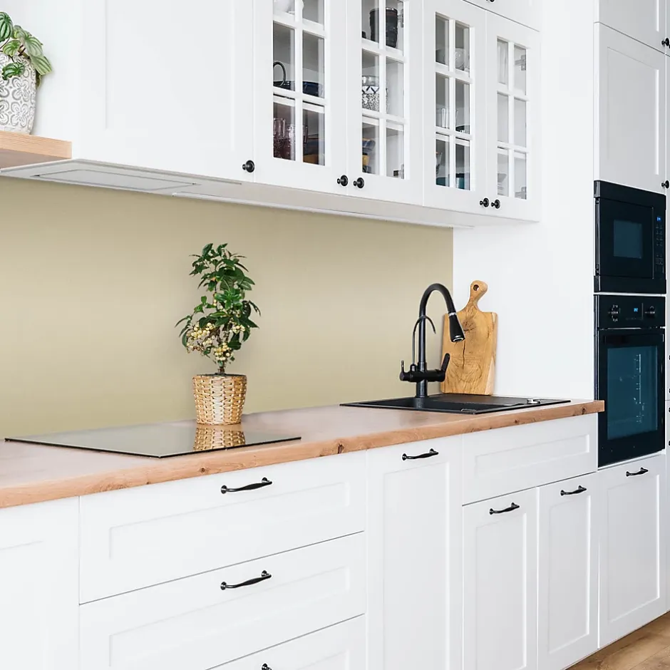 Tulup Panneau autocollant 100x50 cm Couleur beige 1 pcs