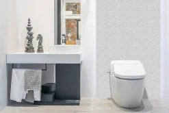 Panneau autocollant 100x50 cm Mosaïque grise 1 pcs-Tulup Sale