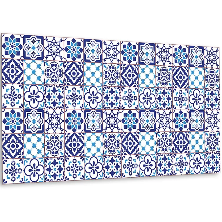Panneau autocollant 100x50 cm Motif azulejo 1 pcs-Tulup Discount