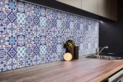 Panneau autocollant 100x50 cm Motif azulejo 1 pcs-Tulup Discount