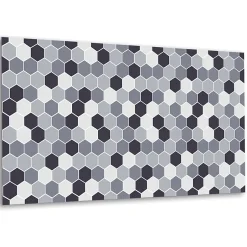 Panneau autocollant 100x50 cm Hexagone 1 pcs-Tulup Outlet