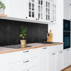 Tulup Panneau autocollant 100x50 cm Parquet foncé 1 pcs