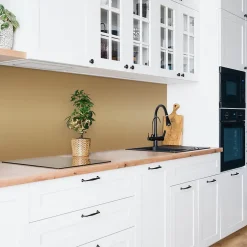 Panneau autocollant 100x50 cm Couleur marron 1 pcs-Tulup