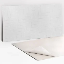 Tulup Panneau autocollant 100x50 cm Briques lumineuses élégantes 1 pcs