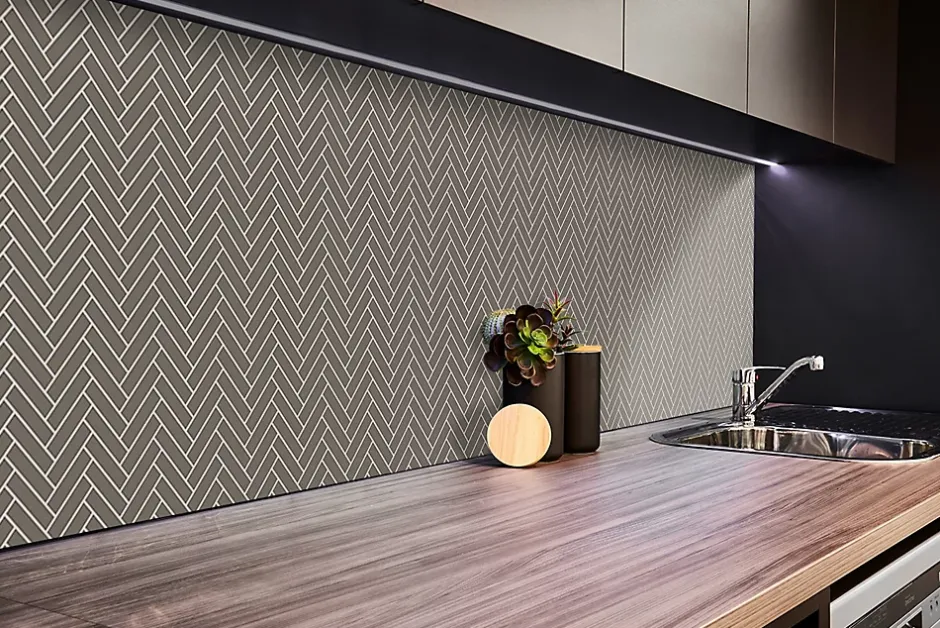 Tulup Panneau autocollant 100x50 cm Chevrons 1 pcs