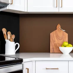 Tulup Panneau autocollant 100x50 cm Couleur marron 1 pcs