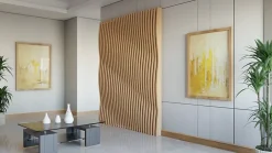 Panneau claustra ondulé 250x60 cm module 1- Outlet