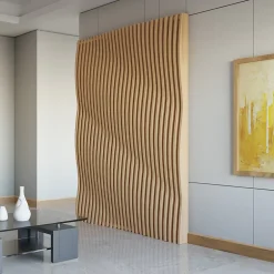 Panneau claustra ondulé 250x60 cm module 2- Discount