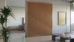 Panneau claustra ondulé 250x60 cm module 2- Discount