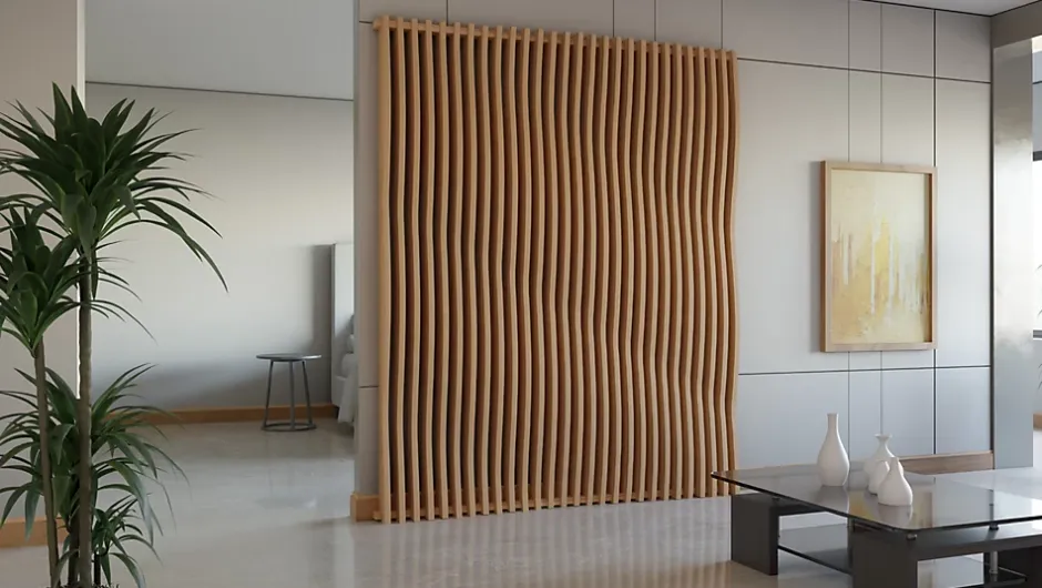 Panneau claustra ondulé 250x60 cm module 3