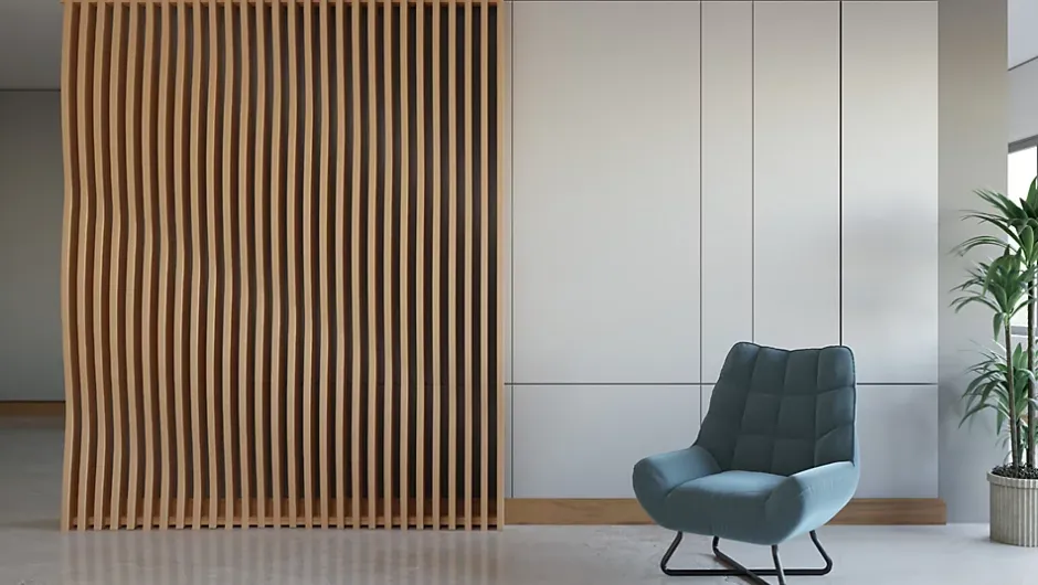 Panneau claustra ondulé 250x60 cm module 3