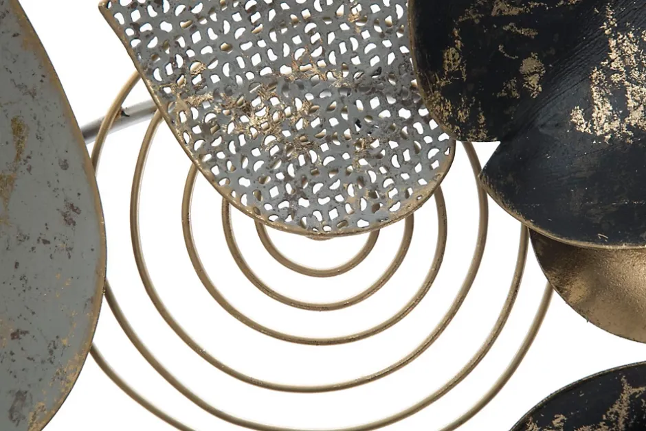 Panneau décoratif 3D en métal multicolore cm 97x5,5x43-Mauro Ferretti Outlet