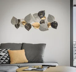 Panneau décoratif 3D en métal multicolore cm 97x5,5x43-Mauro Ferretti Outlet