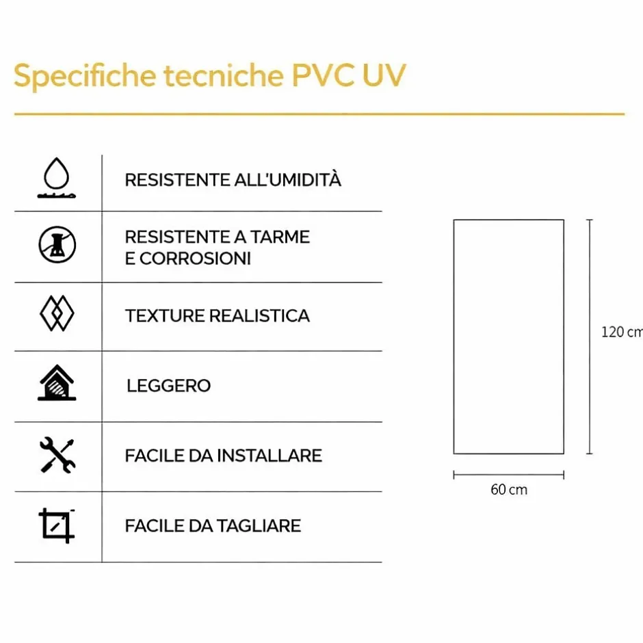 Panneau décoratif en grès cérame effet marbre, lot de 6 pièces, revêtement mural PVC 4,3 m², finition UV, 120x60 cm, marbre noir-Divina Home Discount