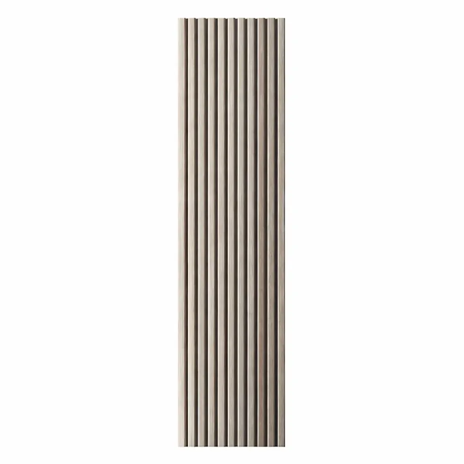 Divina Home Panneau décoratif en PVC imitation lattes de bois, lot de 10 pièces, 120x30 cm, revêtement mural chêne