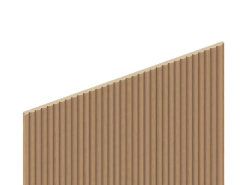 Foge Panneau décoratif fraisé Caiman effet chêne L.280x l.60cm Ep. 1,5cm