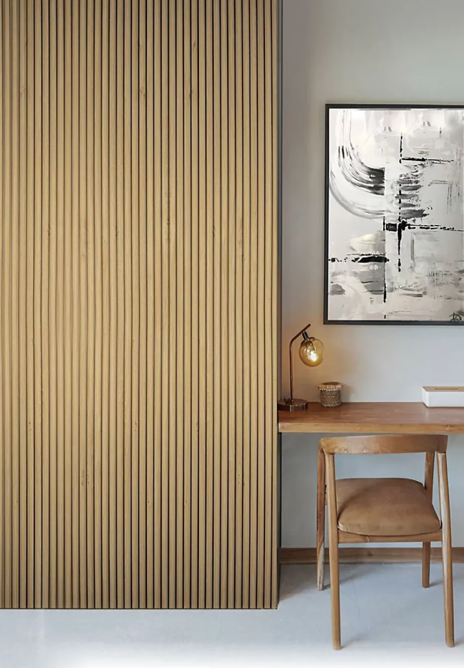 Foge Panneau décoratif fraisé Caiman effet chêne L.280x l.60cm Ep. 1,5cm