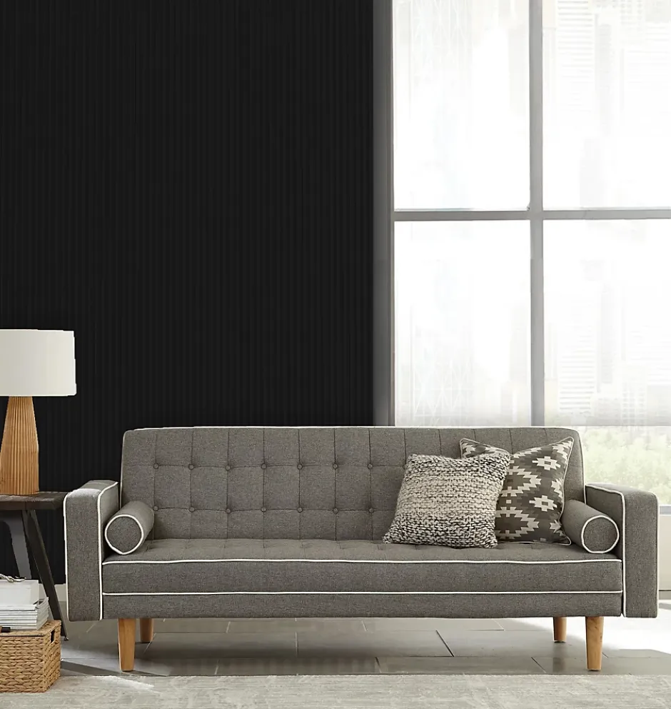 Foge Panneau décoratif fraisé Caiman noir L.280x l.60cm Ep. 1,5cm