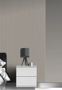 Foge Panneau décoratif fraisé Caiman beige L.280x l.60cm Ep. 1,5cm